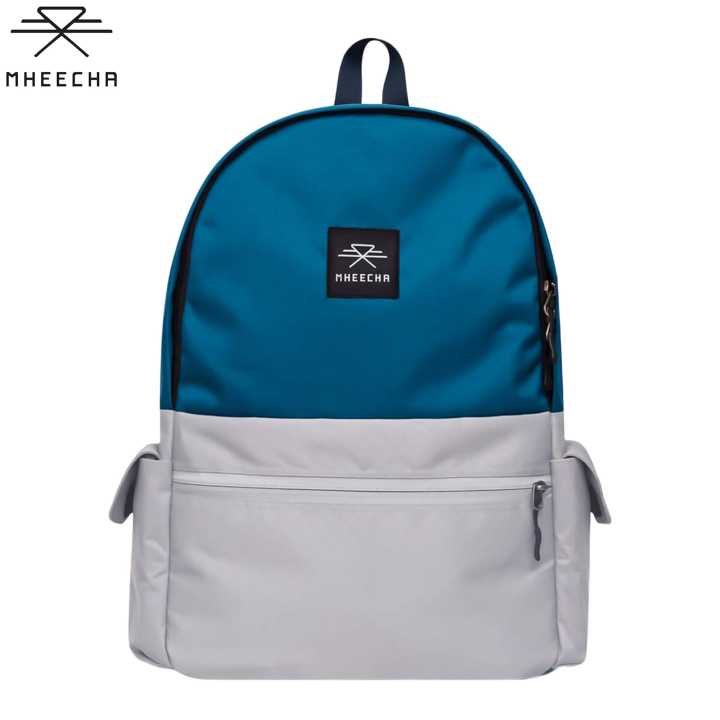 Mheecha Capsule Pack Deep Teal/Ice Grey Backpack | Fashion Padded Laptop Compartment Unisex Backpack| Bag