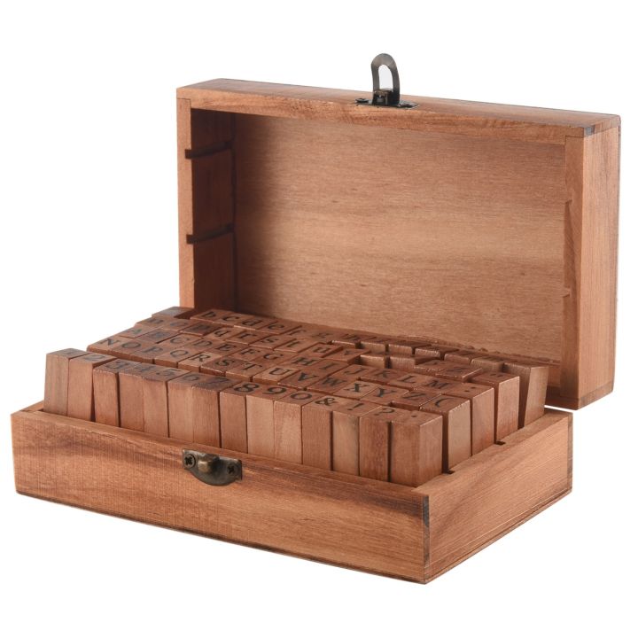 Kqueebee%20Pack%20of%2070pcs%20Rubber%20Stamps%20Set%20Vintage%20Wooden%20Box%20Case%20Alphabet%20Letters%20Number%20Craft%20(No%20Ink%20Pad%20Included)%20-%20Image%207