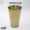 PS Bronze Glass Tumbles | Kansa Ko Glass Utensils for Ayurvedic Health Benefits for Home Temple and Kitchen. 