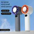 Portable Handheld Fan with Ice-Cooling Mode, 120 Speed Powerful Wind Rechargeable, Mini Fans for Women Men Travel Office Outdoor. 