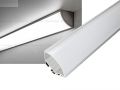Aluminium Profile 16MM 45 Degree Corner Mounted 1-3 Meter Length For LED Strip Light. 