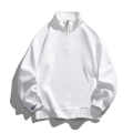 Unisex Soft Cotton Half Zip Cool Chain Pullover. 
