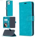 MRK3C For iPhone 12 Pro Max Crazy Horse Texture Horizontal Flip Leather Case with Holder y Card Slots y Wallet y Photo Frame. 
