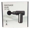 Massage Gun SY-720 Handheld Electric Deep Tissue Percussion Muscle Massager, With 4 Heads & 6 Speeds. 