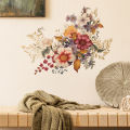 NEW Self Sticking to Wall Home Decoration Bedroom 1pcs Vintage Romantic Plants Flower Porch Sticky. 