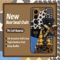 Skin-friendly feel Simplicity Phone Case For itel A95 Dirt-resistant cute protective case soft case Bear bracelet. 