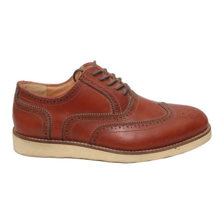 Tan Red Wings Party Shoes For Men
