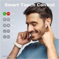 Bluetooth Ultrapods Earbuds, Aceflows ENC Noise Canceling Earbuds, HiFi Dual Stereo Microphone Mini in-Ear Earbuds Touch Control, LED Digital Display. 