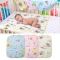 90 Cm. x 75 Cm. Waterproof Reusable Baby Urine Mat Cover Cotton Washable. 