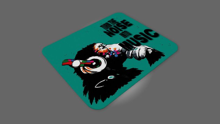 Turn%20the%20Noise%20into%20Music%20Monkey%20Mouse%20Pad%20-%20Image%202