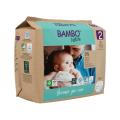 Bambo Nature Baby Diapers Size 2 S (3–6 kg) – 30 pcs  (Pack of 5) Tape Style | Eco-Friendly, Soft & Sensitive Skin Safe Diapers. 