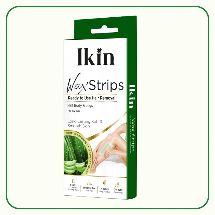 Astaberry Ikin Wax Strip with Aloevera For Dry Skin- 8 strips