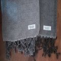 Charcoal Bamboo & Pashmina Stole. 