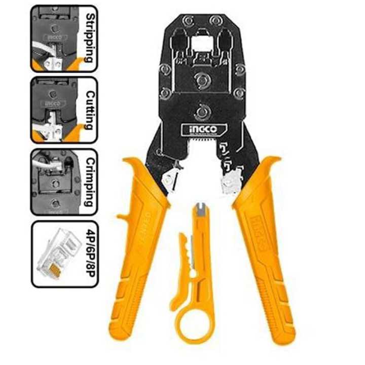 Ingco Multifunctional Modular Plug Crimper HMPC1468P