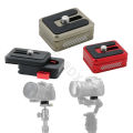 Universal DSLR Camera Gimbal Arca Swiss Quick Release Plate Clamp Quick Switch Kit 1/4”Tripod Slider Mount for Sony Canon Nikon. 