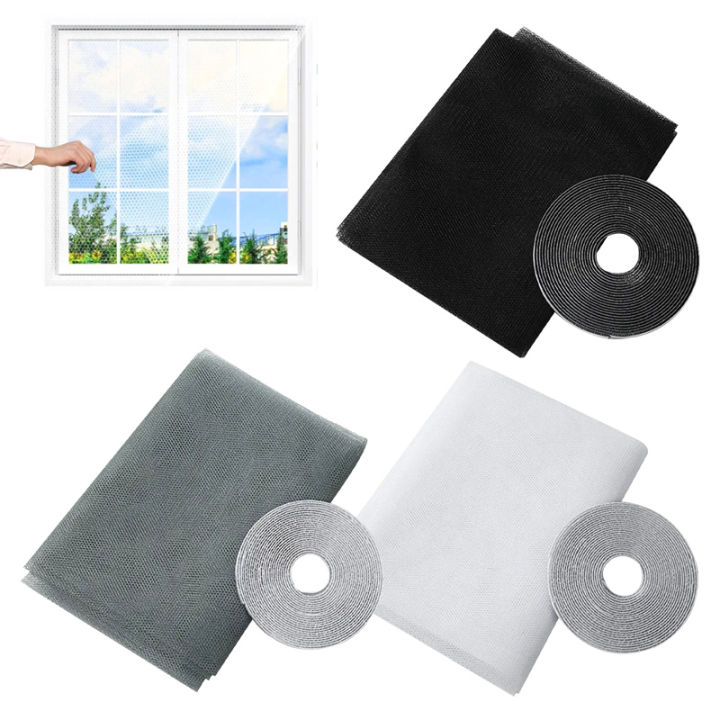 Anti Fly Mosquito Net Window Screen Mesh Adhesive Mosquito Insect Flying Bug Net Curtains For Kitchen Windows Home Protector Netiie