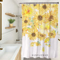 Small fresh series household shower curtain bathroom curtain hand-painted waterproof shower curtain factory direct wholesale. 