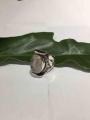 Pure Silver Natural Moonstone Ring. 