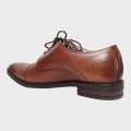 Tan Color Leather Fashion Party Shoe For Men. 