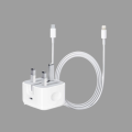 IPhone 20W USB-C Fast Charging Power Adapter With Cable - White. 