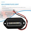 LED License Plate Light Waterproof License Plate Tail Light for Trailers, RV, Trucks, Boats. 
