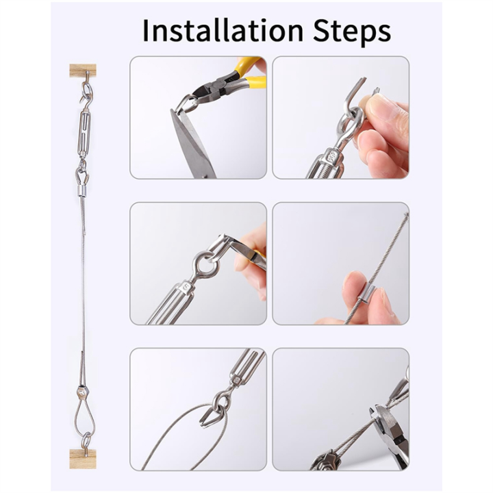 Stainless%20Steel%20Garden%20Wire%20Wire%20Rope%20Metal%2030M%202mm%20with%20Turnbuckle%20Wire%20Tensioner,for%20Climbing%20Plants,Fence,String%20Lights%20-%20Image%204