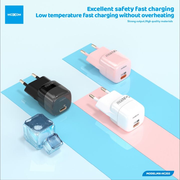 MOXOM MX HC202 GaN PD20W The World’s Smallest Charger | Daraz.com.np