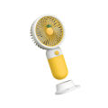 Cute Korean Design Mini Portable Fan with Lithium Rechargeable Battery | 3 Speed Mode | USB fan | USB Rechargeable. 