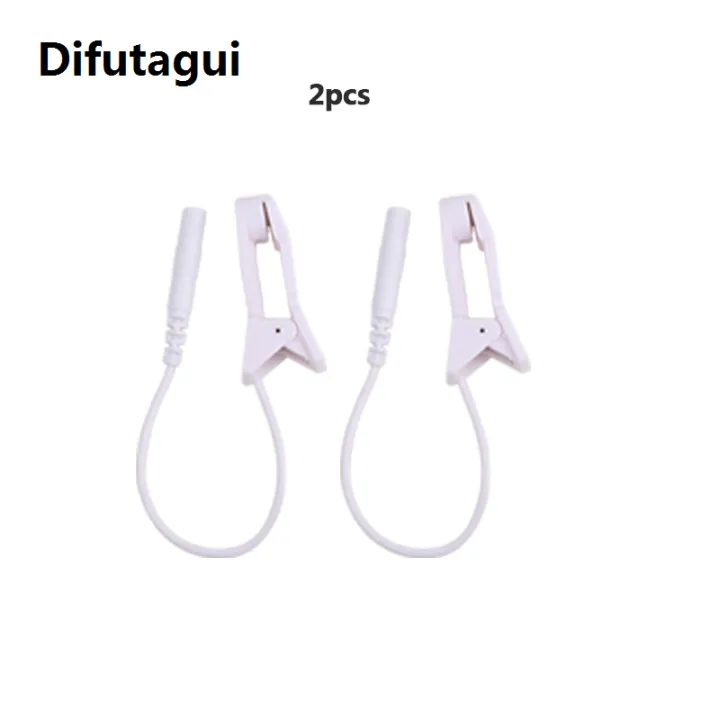 Difutagui%20High%20Quality%20Ear%20Clip%20Electrode%20Wire%20Digital%20TENS%20Massager%20Electrode%20Lead%20Connecting%20Cables%20with%20Ear%20Clips%20Sleeping%20Massager%20Wires%20-%20Image%207