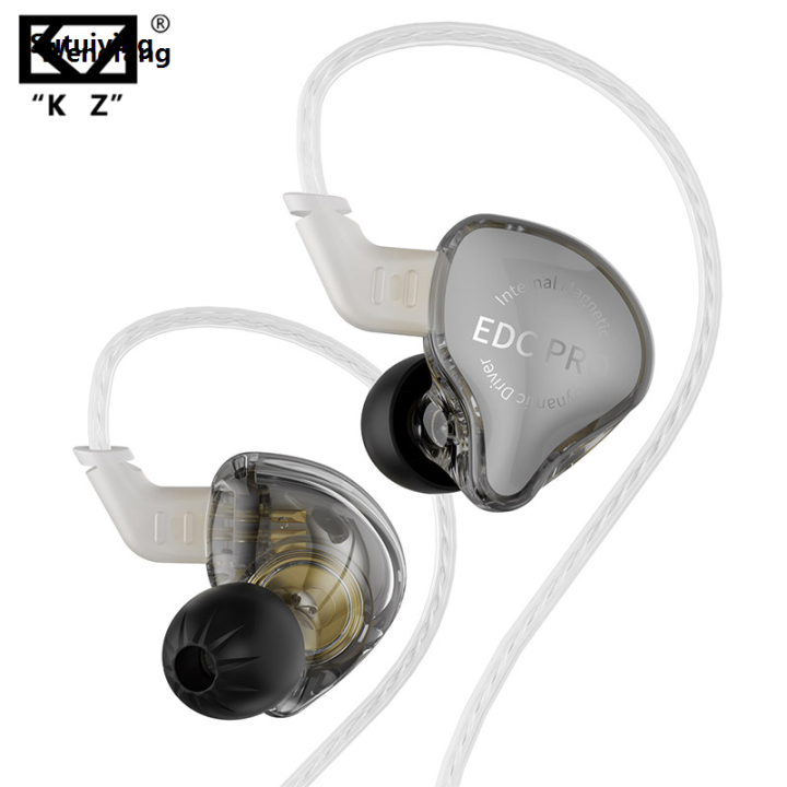 Wenefang Sutuiying KZ EDC PRO HIFI 3.5MM AUX Wired Earphone Dynamic High Performance 【2025 Luxury Version】 Monitor In-Ear Earbuds IEM Detachable Cable Harman EDXPRO Lite