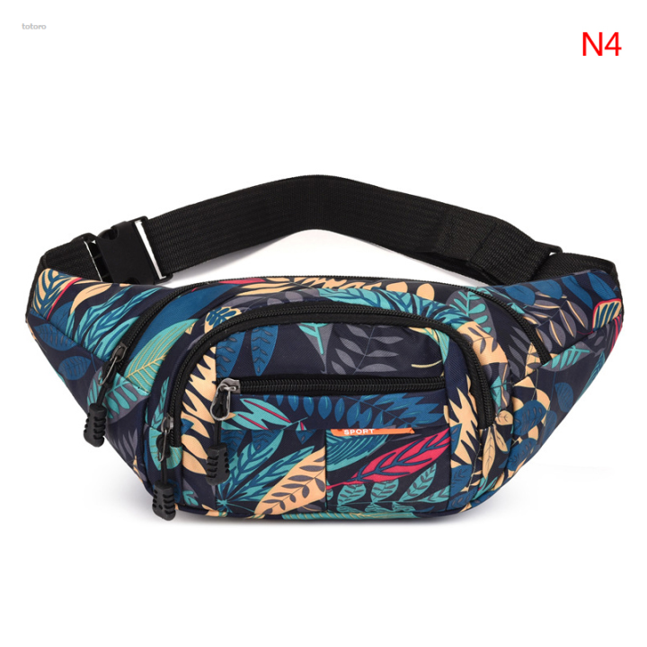 NEW%20totoro%20New%20Leaf%20Printed%20Female%20Wait%20Bag%20Large%20Sales%20promotion%20Capacity%20Fanny%20Pack%20Men'%20Belt%20Bag%20-%20Image%202