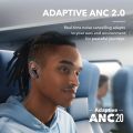 soundcore by Anker Liberty 4 NC Noise Cancelling Earbuds, 98.5% Noise Reduction, Adaptive Noise Cancelling to Ears and Environment, Hi-Res Sound, 50H Battery, Wireless Charging, Bluetooth 5.3. 