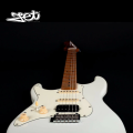 Jet Guitars JS 400 WH HSS Roasted Maple White Left Handed w/ Gigbag. 