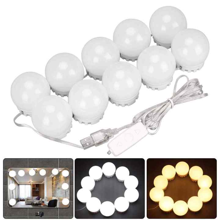 LED%20Vanity%20Mirror%20Lights%20Kit%20USB%20Powered%20Hollywood%20Style%2010%20Dimmable%20Bulbs%20Makeup%20Fixture%20Strip%20Make-up%20Dressing%20Table(no%20mirror)%20-%20Image%202