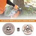 NAMUNY 3/8 Clutch Drum & Clutch & Needle Bearing Fit for Chinese Chainsaw 3800. 