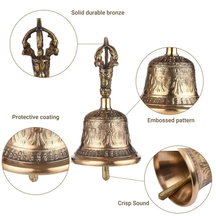 Tibetan%20Buddhist%20Bell%20Bronze%20Hand%20Bell%20with%20Vajra%20Padding%20for%20Meditation%20Prayer%20-%20Image%208