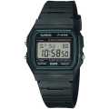 Casio F-91W-3Dg Digital Multi-Function Black Rubber Watch For Men. 