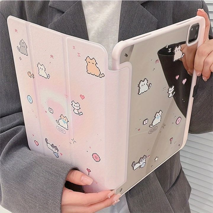 Cartoon%20Cute%20Cover%20For%20iPad%2010th%2010.9,9th%208th%207th%2010.2%20Generation%20Case,iPad%20Air%203%204%205%20Pro%2011%20Foldable%20Stand%20Protective%20Cases%20-%20Image%203