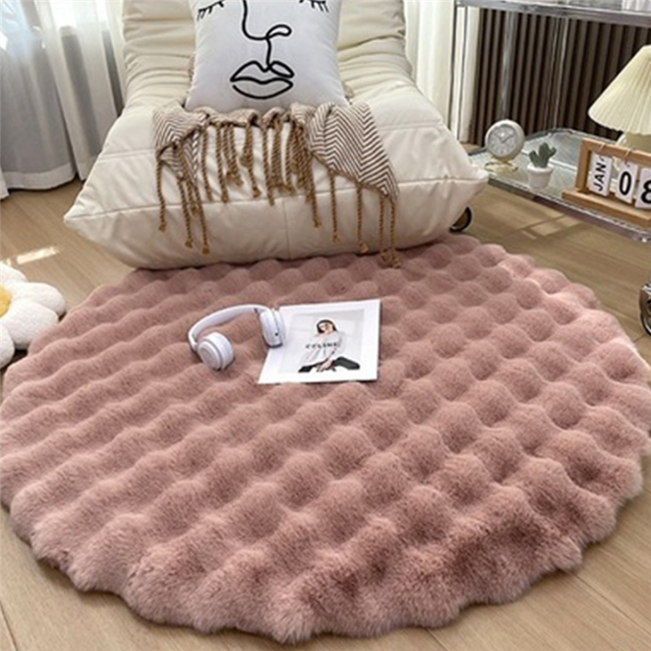 Round%20Carpets%20for%20Living%20Room%20Plush%20Floor%20Mat%20Soft%20Area%20Rugs%20Bedroom%20Bedside%20Fluffy%20Mat%20Rug%20Room%20Decor%20,1X1M%20Durable%20-%20Image%205