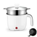 1.8L Multi-Function Electric Mini Cooking Pot - Non-Stick Coating, Steamer, Rice Cooker, Momo Maker. 