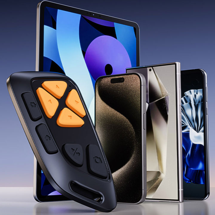 SALOMON%20Silent%20Button%20Design%20for%20Quiet%20Use%20Wireless%20Bluetooth%20Camera%20Shutter%20Remote%20for%20Ios%20Click%20Photos%20Control%20Videos%20from%2010m%20for%20Kindle%20-%20Image%205