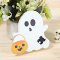 Penasfe Cute Halloween Decorations Spooky Halloween Wooden Tabletop Decor for Party Home Display Cute Ghost Black Cat Bat Witch for Halloween. 