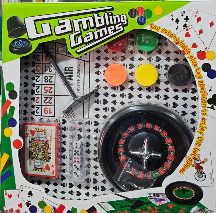 Casino Roullette Gambling Board Game