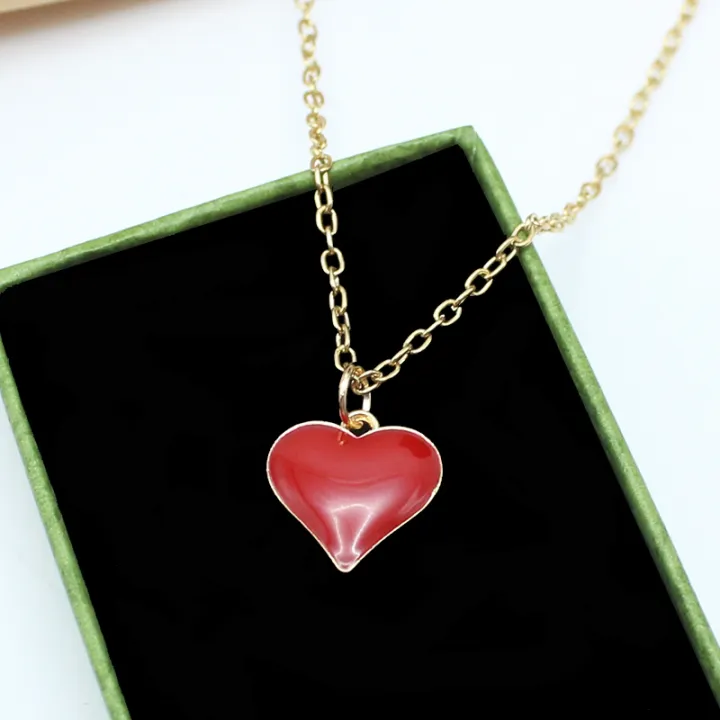 Yuanyan%20Red%20Color%20Heart%20Pendant%20Chain%20Necklace%20For%20Women%20Punk%20Minimalist%20Tiny%20Clavicle%20Collar%20Jewelry%20Wholesale%20Hiphop%20Wedding%20Gift%20-%20Image%205