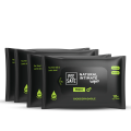 Pee Safe Biodegradable Intimate Wipes for Men - Pack of 4 ( 40 Wipes). 
