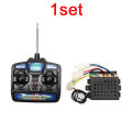 12V control remote control 27MHZ] [LoLulardesign1 set 4CH kit four-way 6V/board RC car children's electric car. 