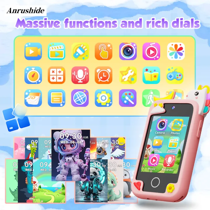 Anrushide%20Christmas%20Education%20MP3%20Unicorn%20Music%20Mobile%20Phone%20Mini%20New%20Kids%20New%20Toy%20Dinosaur%20Baby%20Mobile%20Camera%20Player%20Toy%20Kids%20Birthday%20Gift%20-%20Image%203