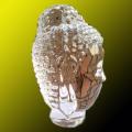Buddha Glass Head (5/7.5 Cm). 