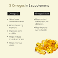 TrueBasics Vegan Omega 90 capsules 870mg of Vegetarian Omega Fatty Acids 3 6 & 9. 
