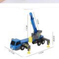 Children's Gift Engineering Vehicle Diecast Excavator Truck Toy Inertial Sliding Engineering Car Model Mini Crane. 